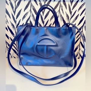 Telfar Medium shopping bag in Cobalt
